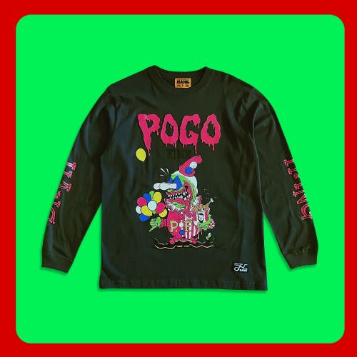 【ご予約受付中】 POGO FINK long sleeve T-shirt (スミクロ)