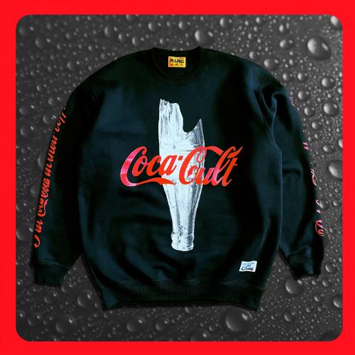Coca-Cult Sweat Pullover (ブラック)