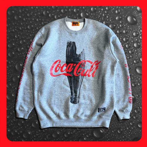 Coca-Cult Sweat Pullover (グレー)
