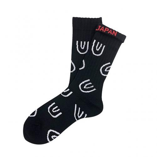 ching & co."Symbol a lot -black-" Socks