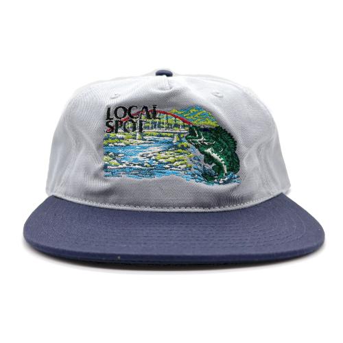 【ご予約商品】LOCAL SPOT #3 STRAPBACK CAP (GREY/NAVY) 