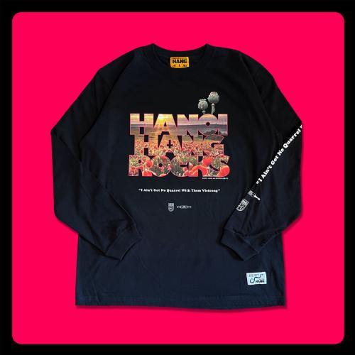 HANOI HANG ROCKS ロングスリーブTシャツ (ブラック)
