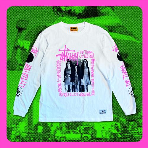 80's SHIT long sleeve T-shirt ピンク