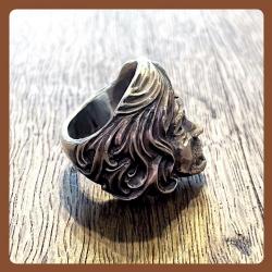 【初回特別価格】DEATH TO PIGS Charles Manson Ring (Silver)