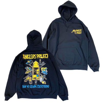 How to fishing PULLOVER HOOD (BLACK)