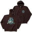 【ご予約受付中】Jackson fish full zip hoodie (CHOCO)