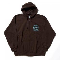 【ご予約受付中】Jackson fish full zip hoodie (CHOCO)