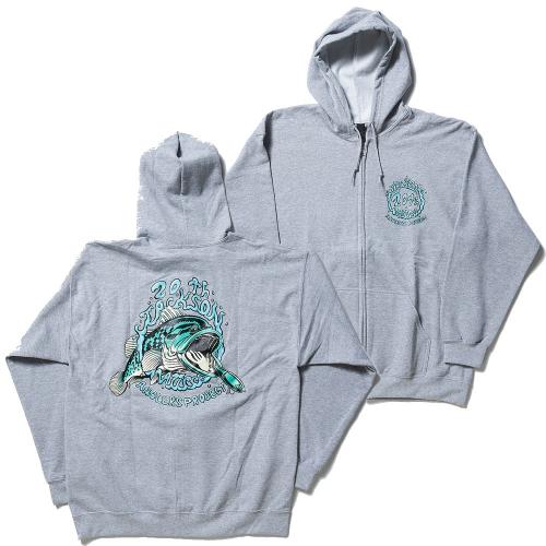 【ご予約受付中】Jackson fish full zip hoodie (H.GREY)