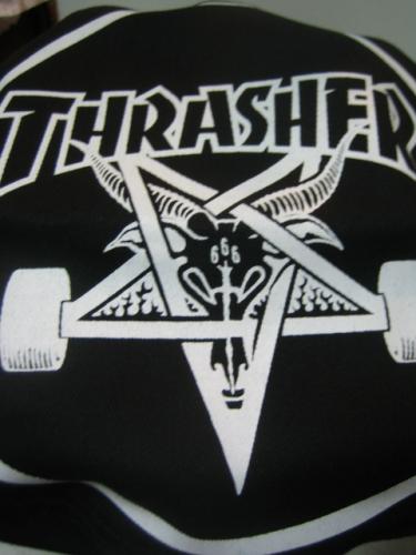 THRASHER　コラボワークキャップ　BK