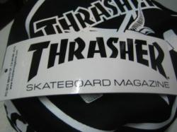 THRASHER　コラボワークキャップ　BK